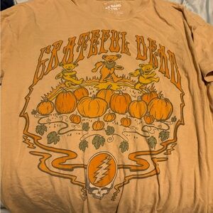 American Eagle Outfitters Tan AE Band Tee